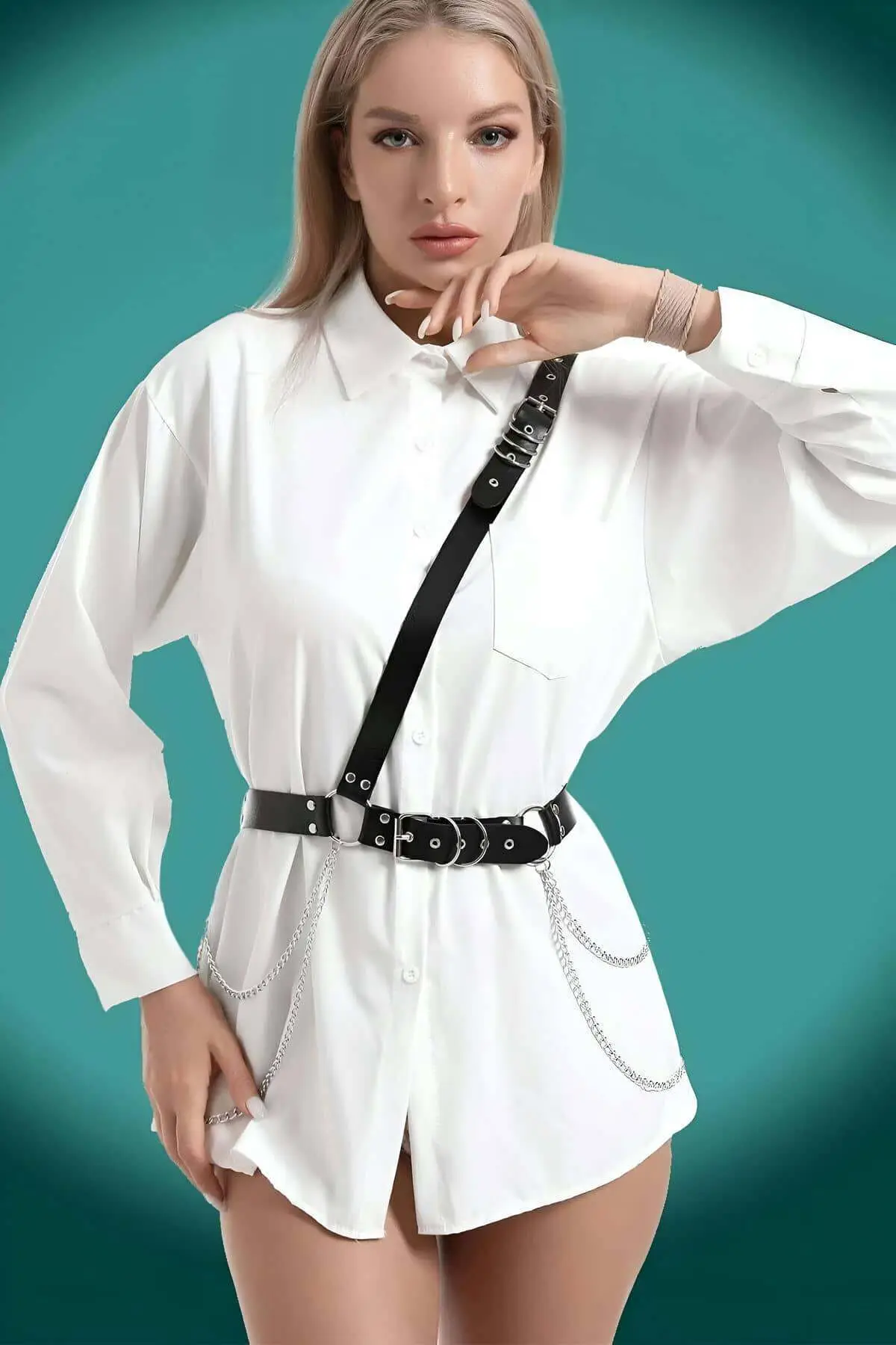 Elegant Leather Belt for Dresses/Shirts - SH813