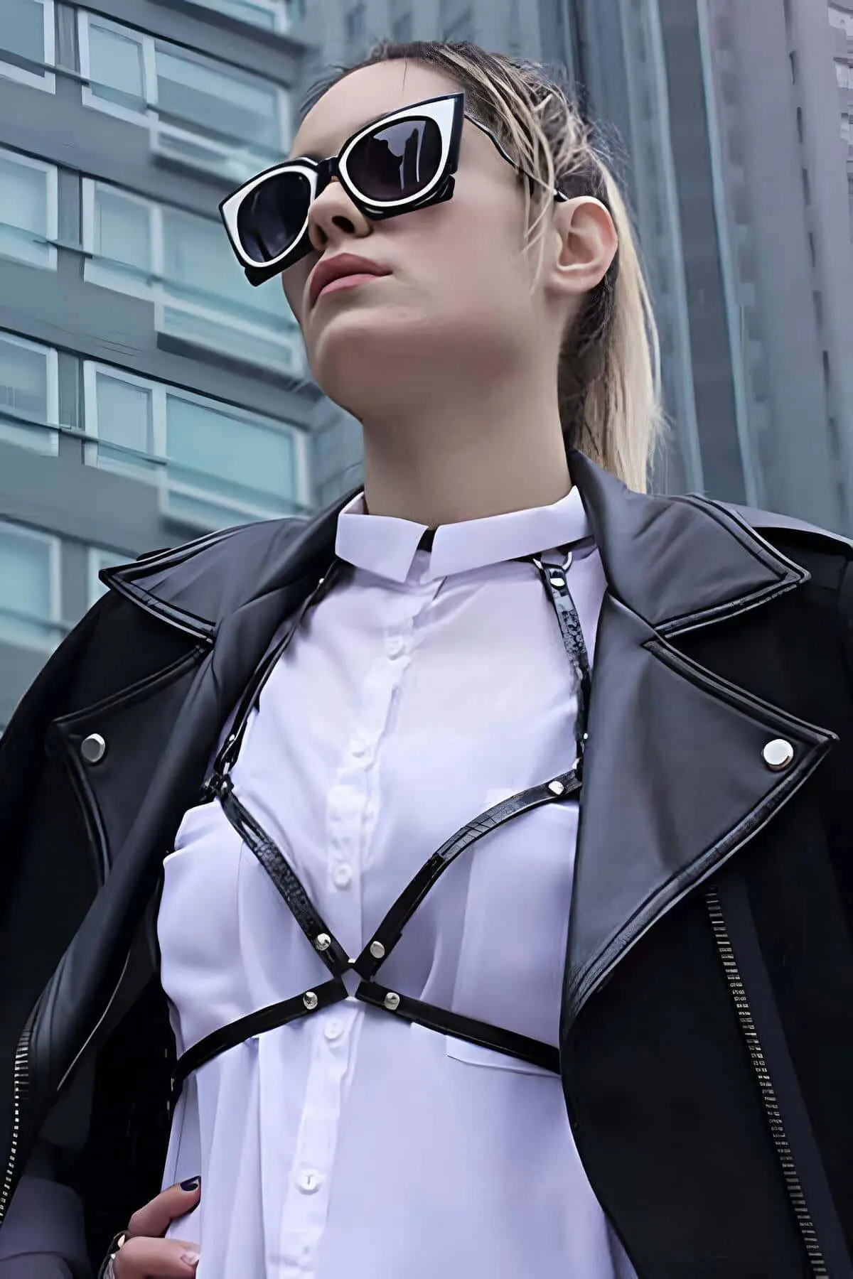 Shirt Top Leather Accessory - SH25