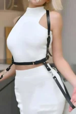 Leather Strap Harness for Wearing Over Dresses - SH1171