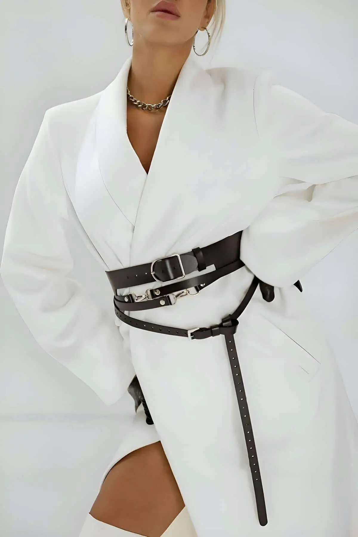 Stylish Women's Leather Belt, Trendy Women's Belt, Belt for Dresses - SH1129