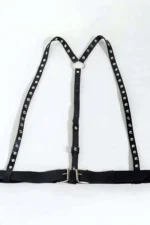 Tight Black Leather Belt for Dress - SH817 - Image 2