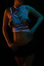 Underwear Models Colorful Reflective Chest Harness - Image 2