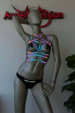 Underwear Models Colorful Reflective Chest Harness - Image 4