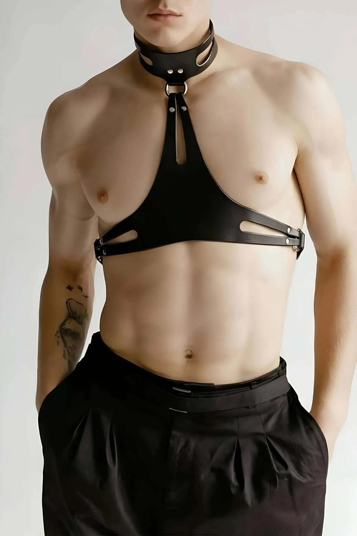 Erkek Deri Harness Kemer SHM113