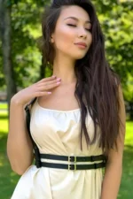 Thin Strap Shoulder Strap Adjustable Stylish Leather Harness Corset Belt - SH655