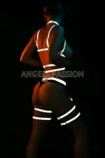 Women's Lingerie Reflective Fantasy Clothing - SH455 - Image 3