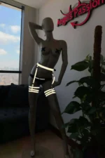 Glow-in-the-Dark Special Leg Harness with White Reflectors - SH358