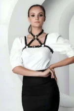 Stylish Crop Neck Harness, Collar Accessory to Complement Your Garment - SH1290