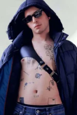 Erkek Deri Tek Omuz Harness Aksesuar SHM123