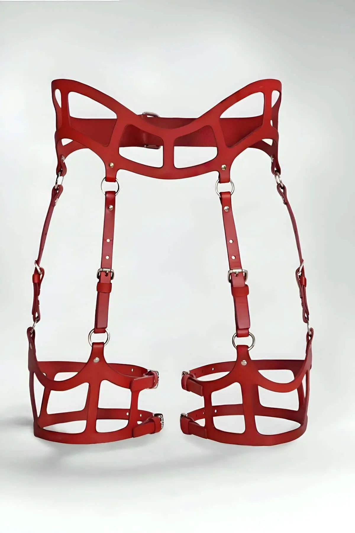 Sexy Leather Garter Harness, Gothic Garter Harness - SH1158