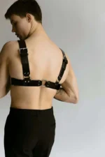 Deri Erkek Göğüs Harness SHM116 - Image 2