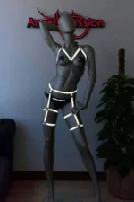 Erotic Clothing Dance Dresses Reflective Garter Harness Set - SH497 - Image 5