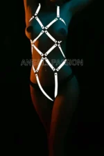 Erotic Lingerie Reflective Harness - SH368