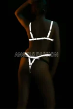 Erotic Lingerie Reflective Harness - SH368 - Image 2
