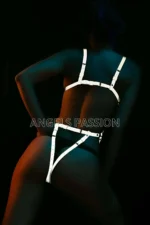 Erotic Lingerie Reflective Harness - SH368 - Image 4