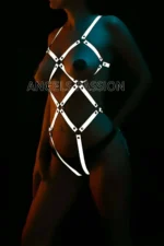 Erotic Lingerie Reflective Harness - SH368 - Image 3