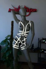 Full Body Sexy Harness That Glows in the Dark When Light Hits It - SH502 - Image 6