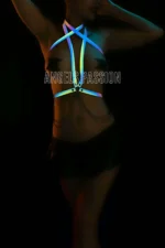 Glow-in-the-Dark Dress, Stylish Reflective Harness for T-Shirt - SH52 - Image 4
