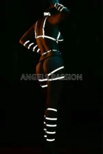 Glow-in-the-Dark Full Body Harness Set - SH363 - Image 3