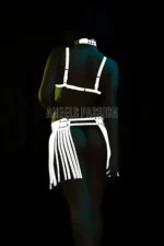 Sexy Harness Set with Glow-in-the-Dark Tassel Skirt - SH482 - Image 3