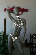 Glow-in-the-Dark Sexy Reflective Bra Set - SH464 - Image 5