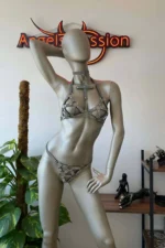 Glow-in-the-Dark Sexy Reflective Bra Set - SH464 - Image 6