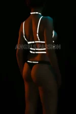 Reflective Chest Harness - Glow-in-the-Dark Harness - SH430 - Image 3