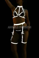 Reflective Garter Set - Glow-in-the-Dark Garter Set - SH310