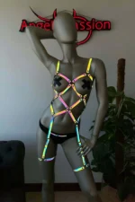 Pole Dance Clothing Light-Reflective Sexy Harness