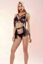 Tasseled Leather Fantasy Set - SH440 - Image 2