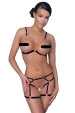 Sexy Garter Set with Elastic and Chain Details - SH786