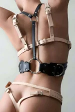 Leather Shoulder Strap Waist Harness, Strap Waist Belt - SH1148 - Image 2