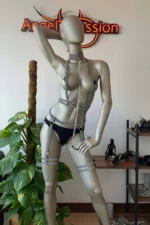 Shiny Garter Set with Reflective Harness - SH516 - Image 5