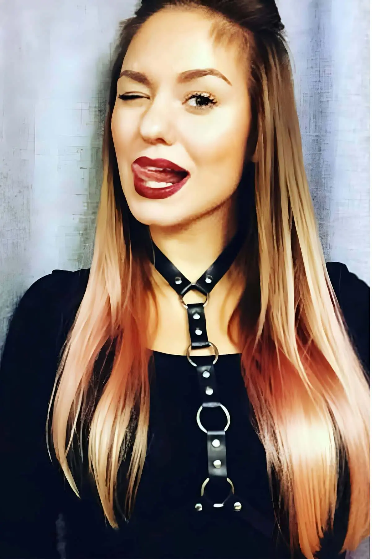 Stylish Multi-Segment Leather Chest Harness - SH307