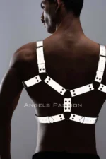 Reflektörlü Metal Halkalı Erkek Göğüs ve Bacak Harness Takımı SHM199 - Image 7
