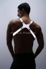 Reflektörlü Gümüş Halkalı Erkek Harness Askı SHM160 - Image 5