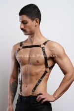 Deri Erkek Göğüs Kemeri Vücut Harness SHM155 - Image 3