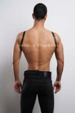 Deri Erkek Göğüs Kemeri Vücut Harness SHM155 - Image 6