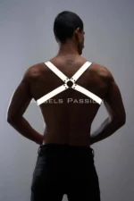 Reflektörlü Gümüş Renk Tokalı Erkek Harness Askı SHM146 - Image 6