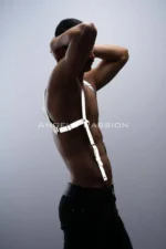 Reflektörlü Pantolon Askılı Erkek Göğüs Harness SHM135 - Image 3