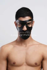 Leather Mask, Party Mask, Men's Mask, Sexy Mask - SHM125