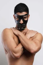 Leather Mask, Party Mask, Men's Mask, Sexy Mask - SHM125 - Image 3