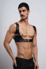 Deri Erkek Gömlek Üstü Harness SHM111 - Image 3
