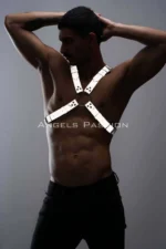 Reflektörlü Metal Halkalı Çapraz Erkek Göğüs Harness SHM95 - Image 8