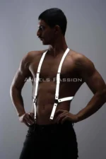 Reflektörlü Halka Detaylı Erkek Harness Pantolon Askısı SHM29 - Image 2