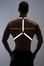 Reflektörlü Halka Detaylı Erkek Harness Pantolon Askısı SHM29 - Image 6