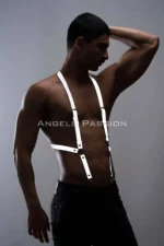 Reflektörlü Halka Detaylı Erkek Harness Pantolon Askısı SHM29 - Image 9