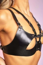 Sexy Leather Chest Harness - SH1377 - Image 5