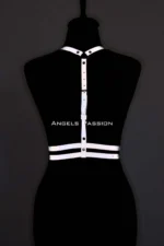 Glow in the Dark - Reflective Chest Harness, Party Harness, Dress Accessory - SH205 - Image 9