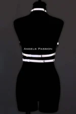 Stylish Glow-in-the-Dark Chest Harness, Harness Partywear - SH218 - Image 5